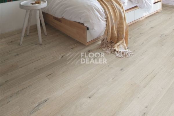 Плитка ПВХ Quick Step Vinyl Medium Planks AVMP AVMP40200  Дуб хлопковый белый фото 1 | FLOORDEALER